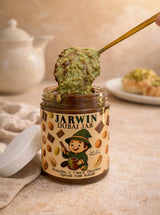 Velvet Chocolate Jarwin Dubai Dessert Jar - Pistachio Cream with Kunafa & Chocolate Hazelnut Layers, 10oz | Handmade Luxury Middle Eastern Sweet