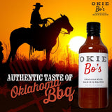 OkieBo's Habanero BBQ Sauce - Authentic Oklahoma Style, Ideal for Pork, Ribs, Brisket, Salmon, Chicken & More - Premium Condiment