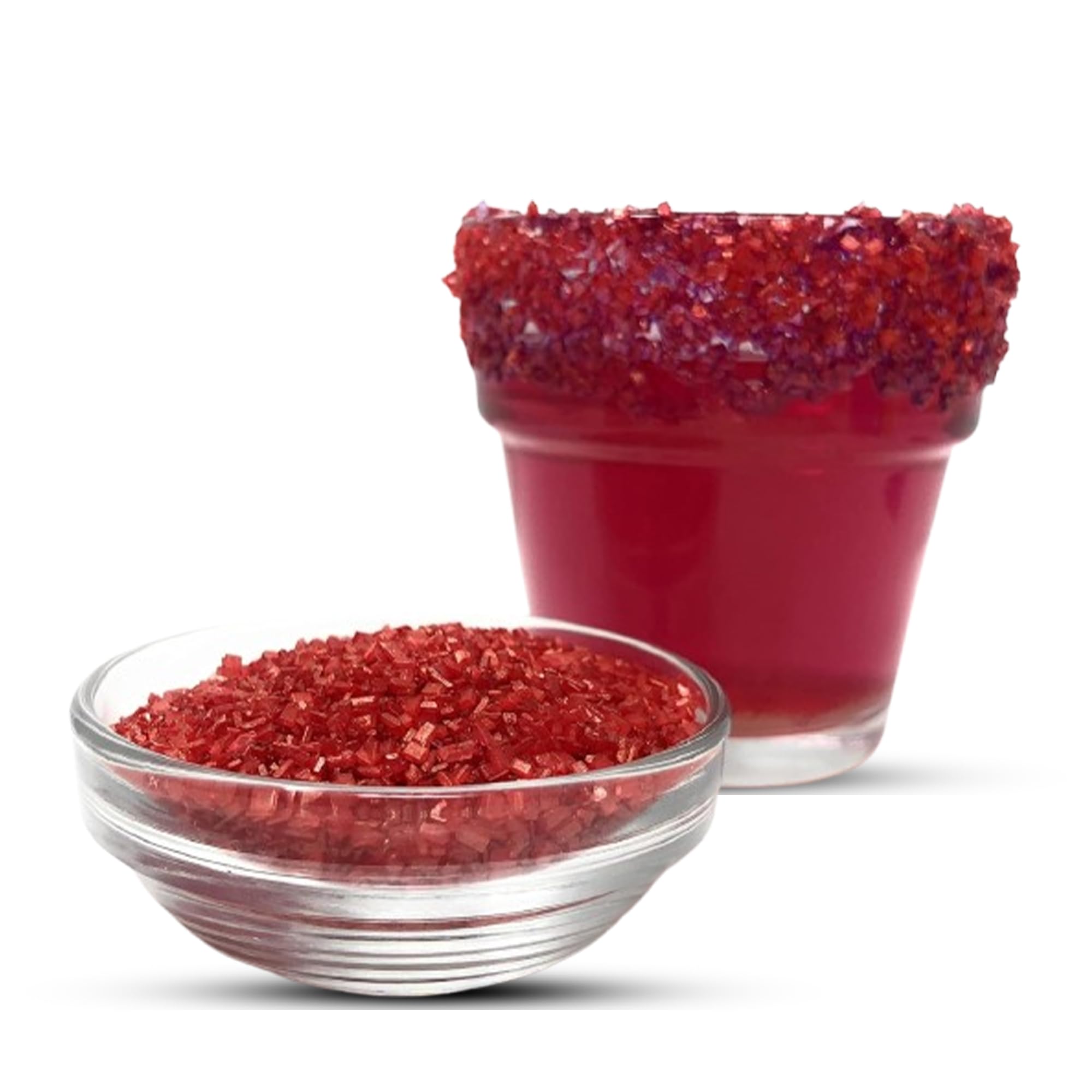 Snowy River Red Cocktail Salt, Naturally Colored Margarita Salt, Salt to Rim Glasses, Red Kosher Salt, Pretzel Salt (5lb)