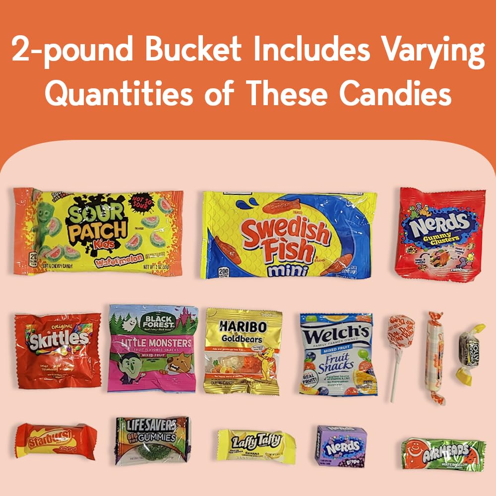 Candy Fun Mix -Holiday Candy-Assorted Candy -Bulk Candy Variety Pack-Candy Bucket-Candy Basket-Candy Care Package-Office Candy by Ogenie Candy (2