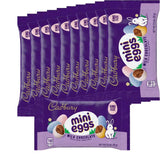 CADBURY MINI EGGS Milk Chocolate with Crisp Sugar Shell Easter Candy, 1.5 Pounds, 10 Bags