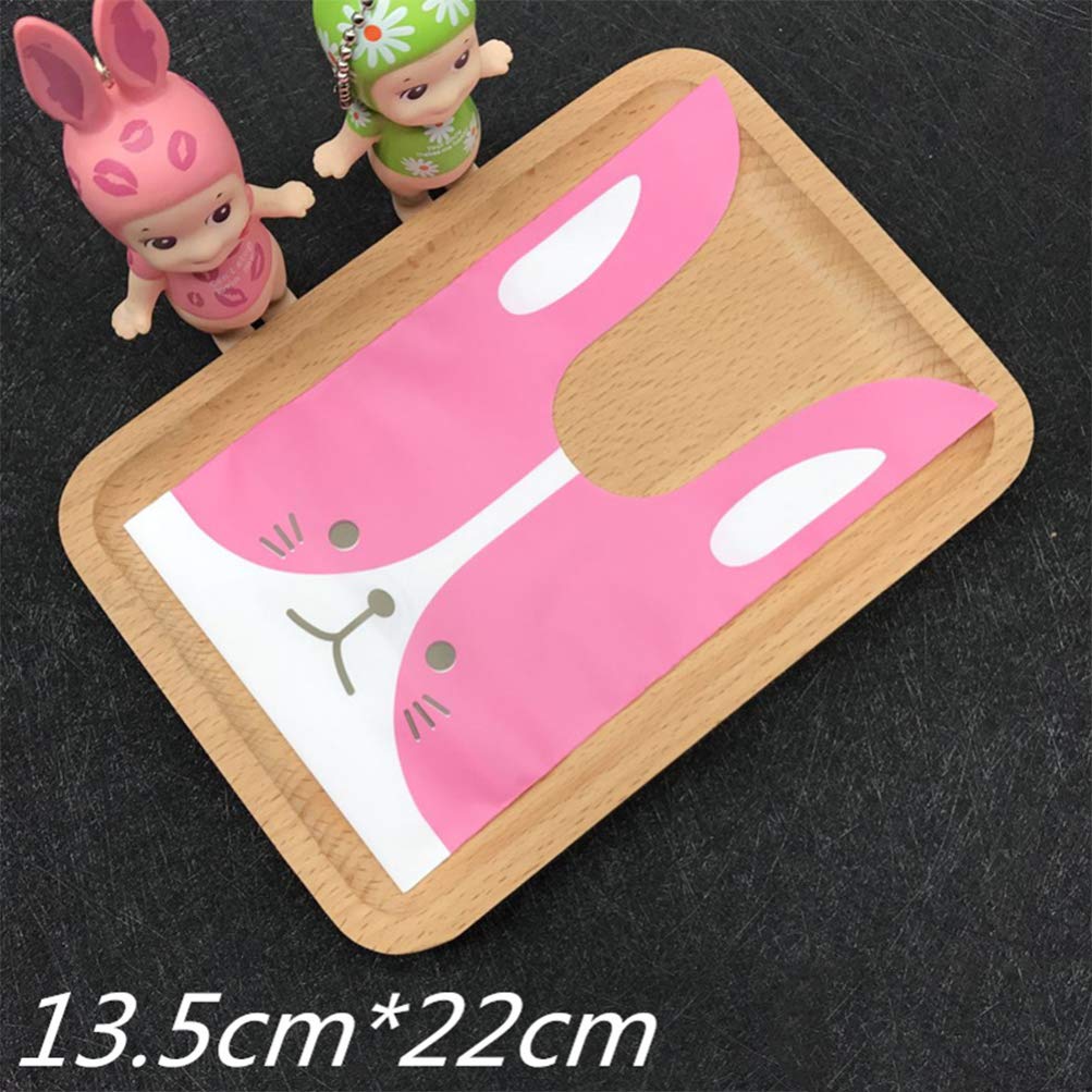 50pcs Bunny Goodie Bags Christmas Party Gifts Bolsas De Eco-friendly Bags Lollipop Wrapping Sweet Wrapping Treats Goodies Bag Dessert Candy Bag