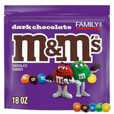 M&M'S Dark Chocolate Graduation Party Candy, Family Size, 18 Oz Bulk Bag