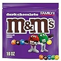 M&M'S Dark Chocolate Graduation Party Candy, Family Size, 18 Oz Bulk Bag