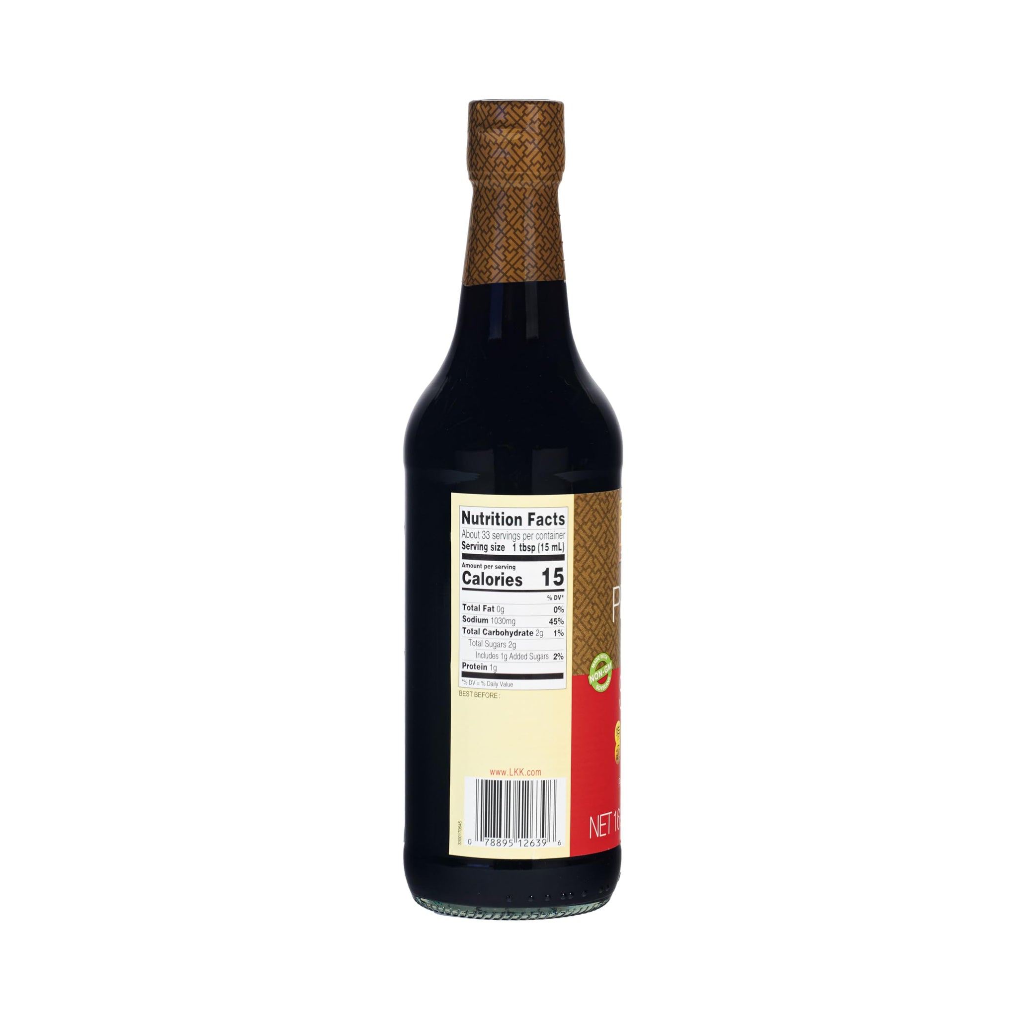 Lee Kum Kee Premuim Soy Sauce (16.9 oz - 1 Pack), No Added Preservatives, Rich Umami Flavor, All-Purpose Seasoning, Perfect for Marinades, Stir-Fry