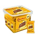Bauducco Choco Biscuit Cookies - Crispy Chocolate-Covered Biscuits, Individually Wrapped for Snacking, Dessert, and Lunch Boxes, 25.3 oz (Pack of 40)