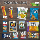 Healthy Snack Care Package - 30 Count Gift Box with Crunchy, Low Calorie, and Wholesome Snacks - Great for Office, College, and Students - Assembled