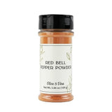 Olive & Vine Red Bell Pepper Powder, Sweet & Vibrant, For Seasoning & Sauces, Rich Tradition, Authentic Taste, For Global Recipes (3.86 Ounce)