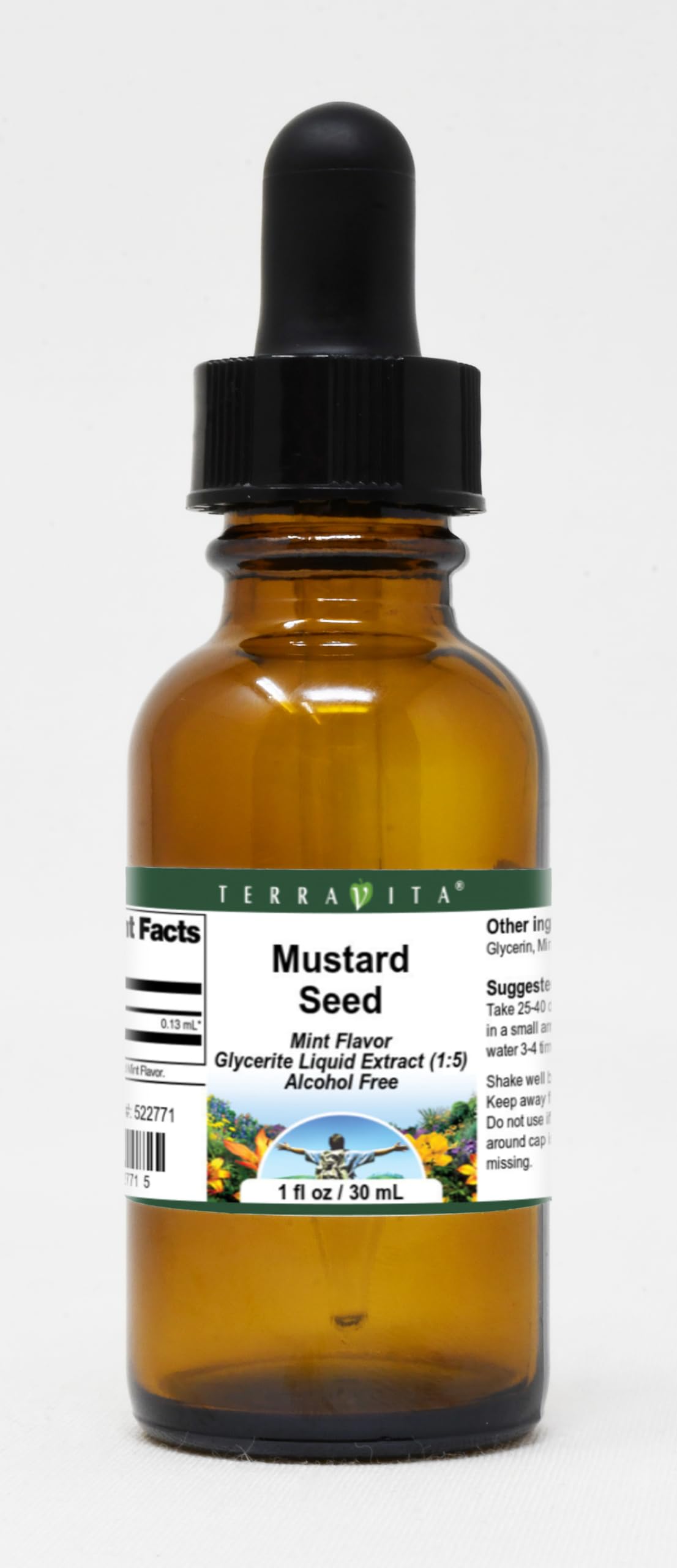 Mustard Seed Glycerite Liquid Extract (1:5) - Mint Flavored (1 oz, ZIN: 522771) - 3 Pack
