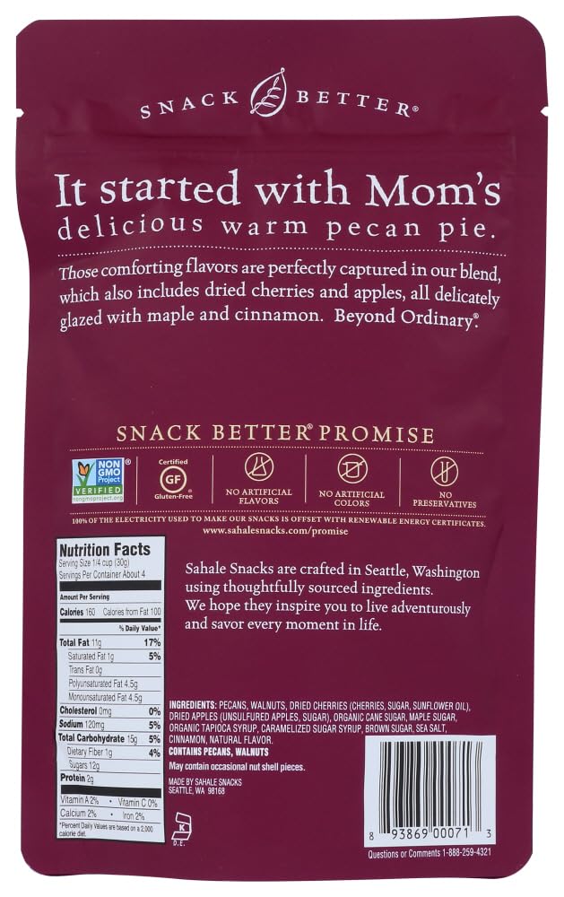 Glazed Mix, , Maple Pecans, 4 oz- packof 3