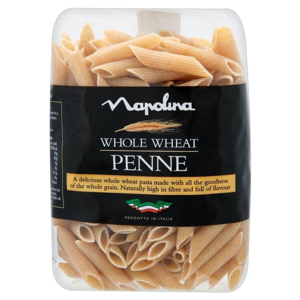 Napolina Whole Wheat Penne (500g) - Pack of 2