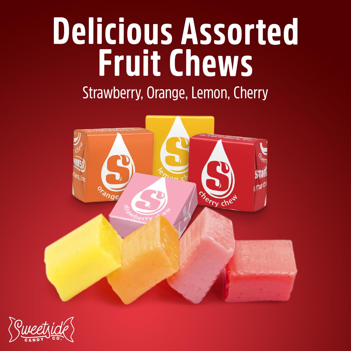 Fruit Chews Candy, 2lb Pack of Starbrst Candy Bulk, Individually Wrapped for Freshness and Easy Sharing, Perfect Bulk Candies for Buffet Spreads at
