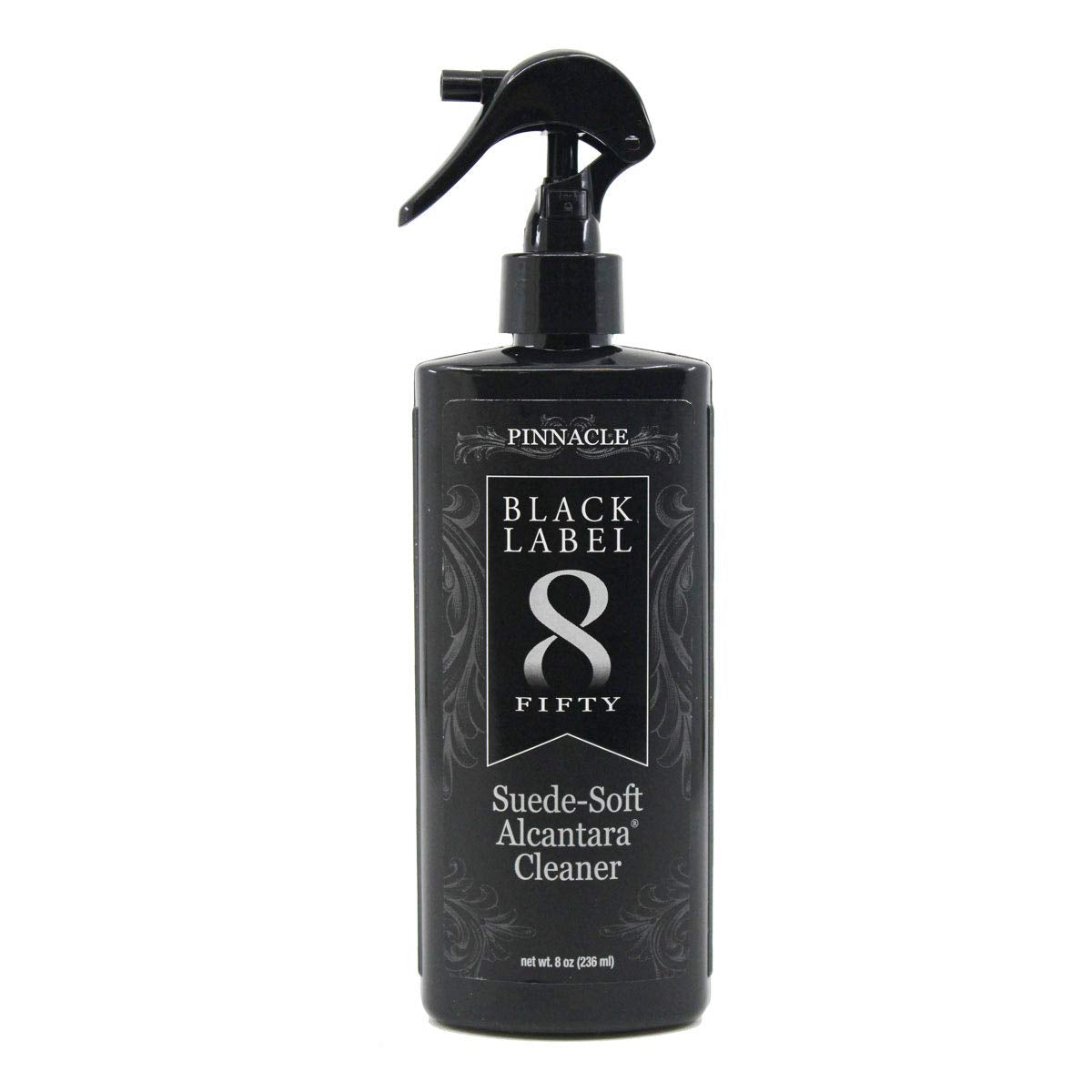Pinnacle Black Label Suede-Soft Alcantara® Cleaner (8 oz): Premium Care for Micro-Suede & Alcantara Surfaces - Gently Removes Stains, Refreshes