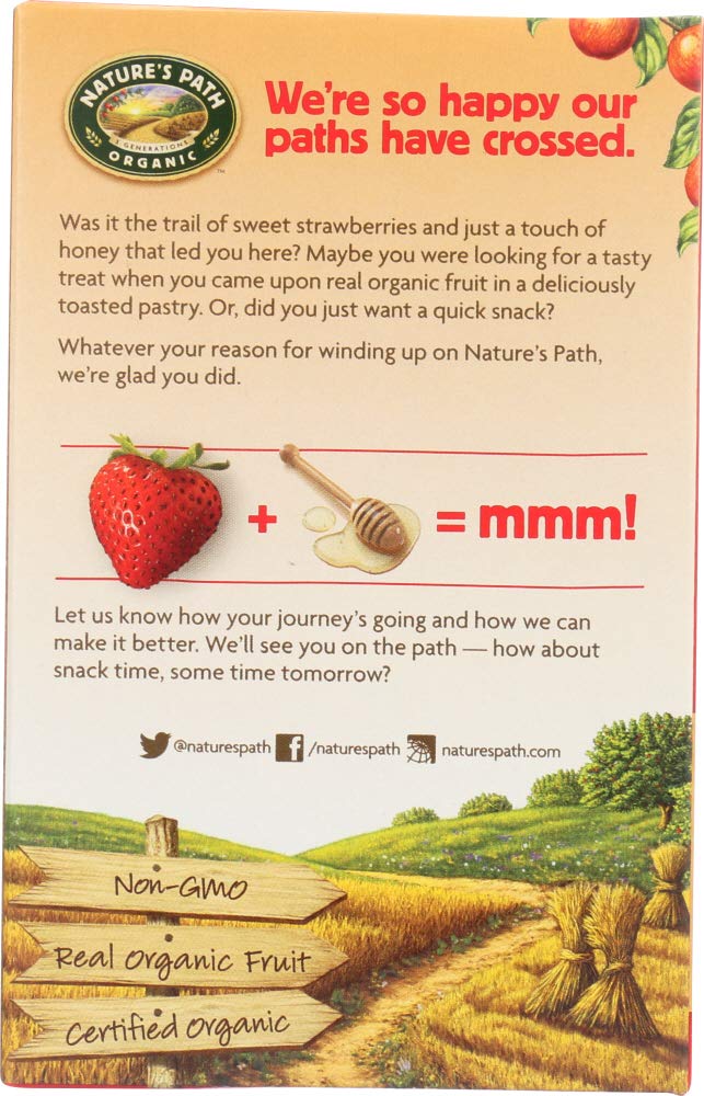 Nature's Path, Organic Toaster Pastries, Strawberry Frosted, 6 ct by Nature's Path