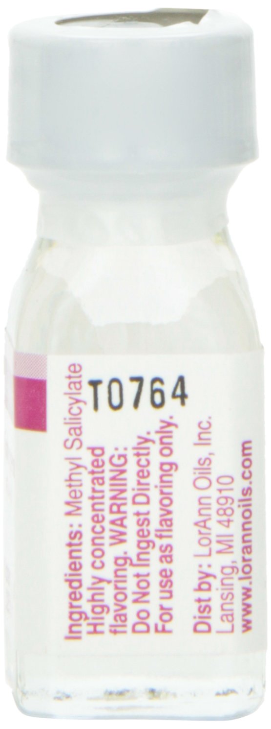 LorAnn Wintergreen SS Flavor, 1 dram bottle (.0125 fl oz - 3.7ml - 1 teaspoon) - 12 pack
