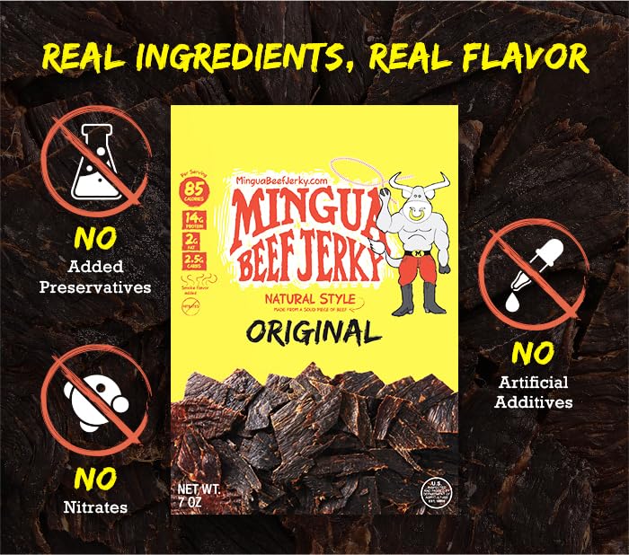 Mingua Beef Jerky (The Original) 7 oz Original (Mild)