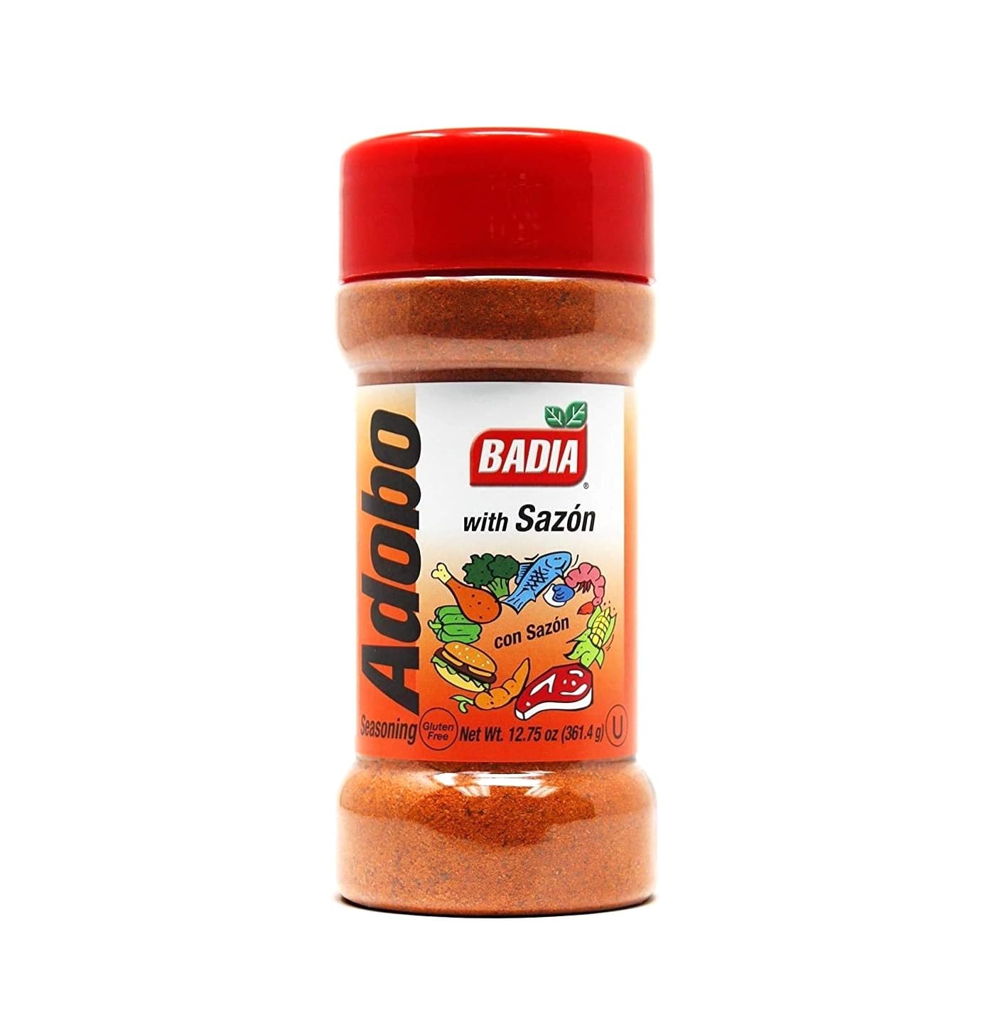 Badia Adobo with Sazon (Adobo con Sazon) All Purpose Seasoning, 12.75 oz - Flavorful Latin Blend for Meats, Rice & Everyday Cooking