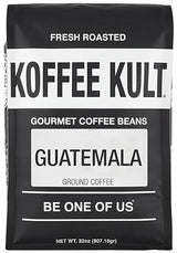 Guatemala Huehuetenango: Premium Medium Roast Ground Coffee - Gourmet, Single Origin Arabica Coffee Grinds (Ground, 32oz)