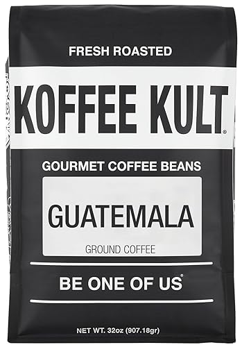 Guatemala Huehuetenango: Premium Medium Roast Ground Coffee - Gourmet, Single Origin Arabica Coffee Grinds (Ground, 32oz)