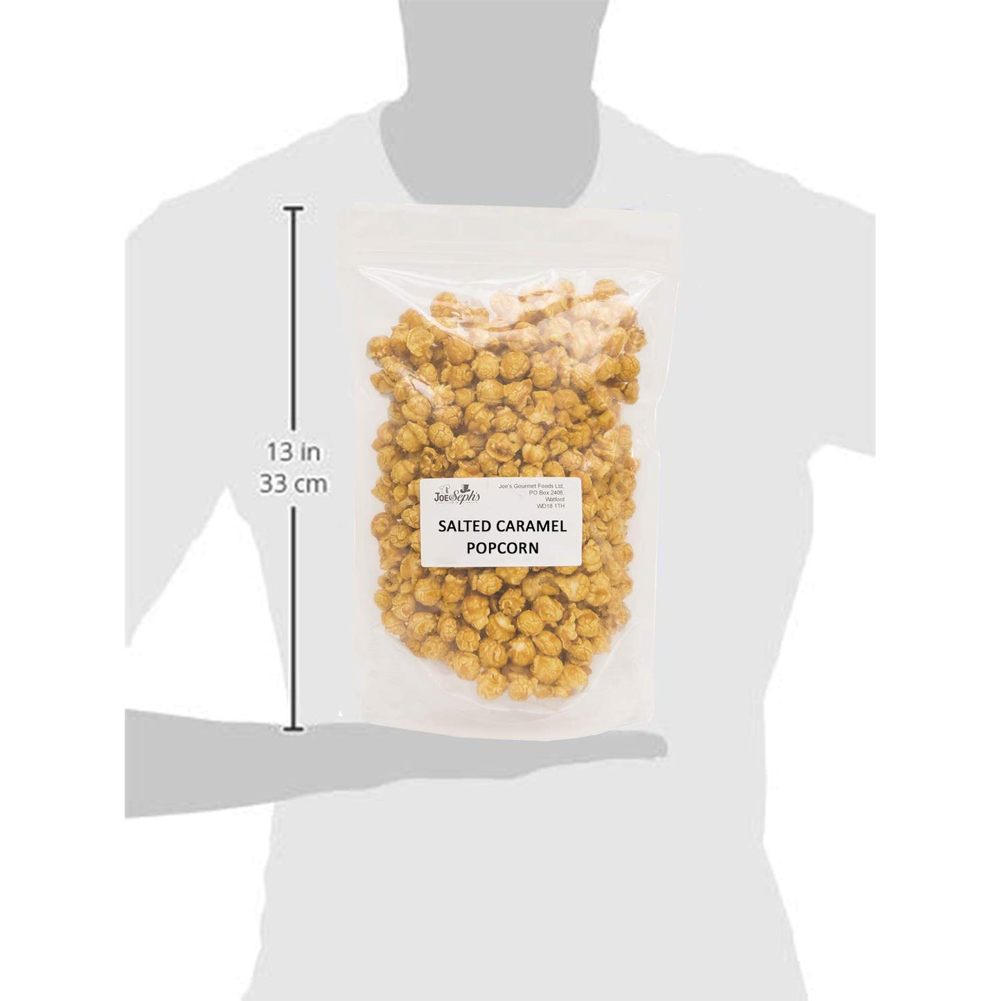 Joe & Seph's Popcorn Salted Caramel Popcorn Bulk Catering Pack 335 g