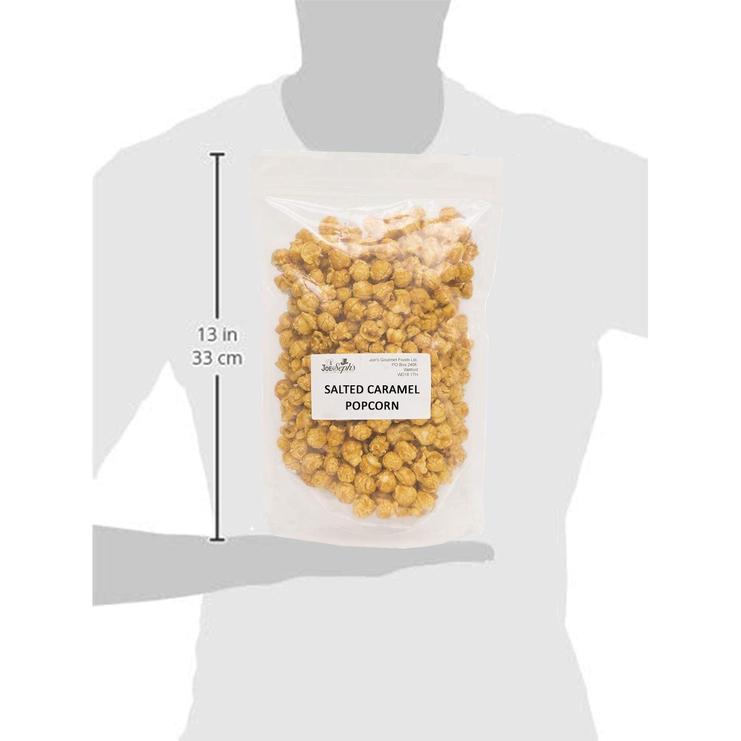 Joe & Seph's Popcorn Salted Caramel Popcorn Bulk Catering Pack 335 g