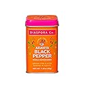 Diaspora Spice Co. Aranya Black Pepper Whole Peppercorns - Single-Origin Fresh Harvest Pepper from India, High Aroma, Bold Flavor for Cooking