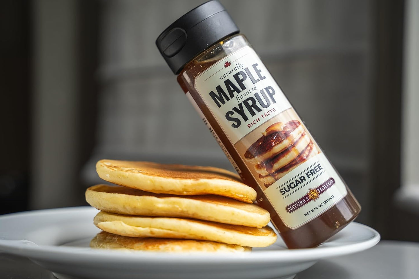 NATURES HOLLOW Sugar Free Maple Syrup, 8.5 OZ