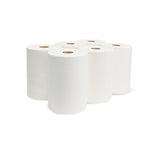 Morcon VT106 Valay Premium TAD 10 Inch Hardwound Roll Towels, 1-Ply, 550 ft., White, 6 Count