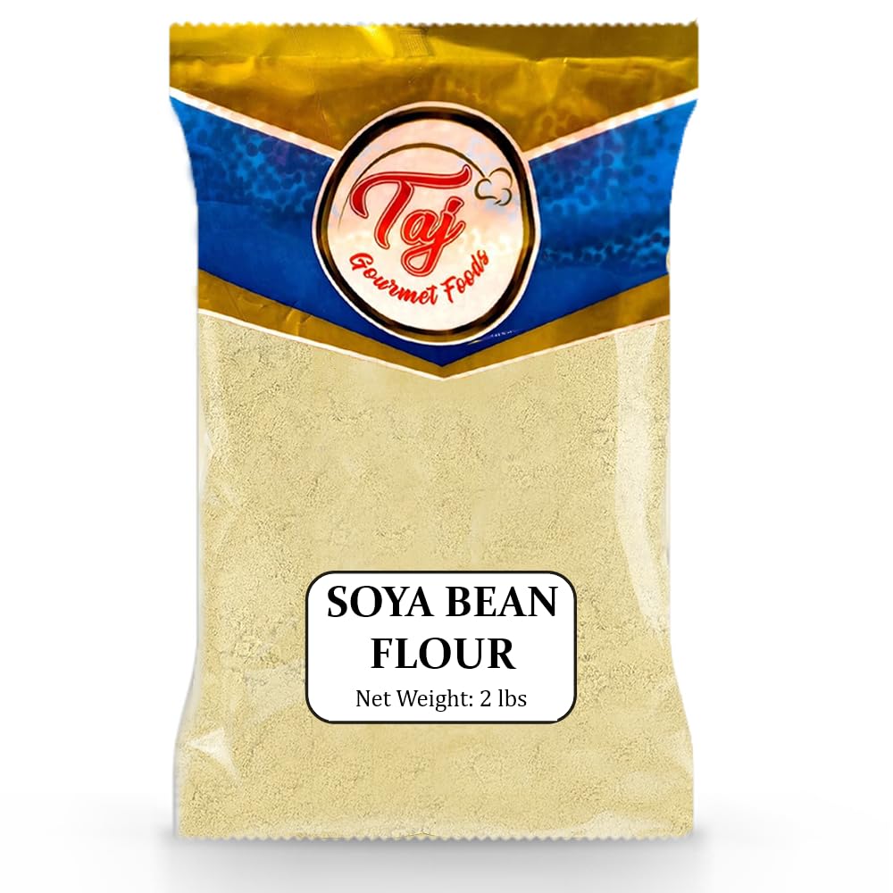 TAJ Soya Bean Flour 2-Pounds | Soy Bean Flour | All-Natural