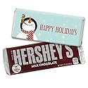 Christmas Candy Personalized Holiday Snowman Chocolate Bars (36 Count)
