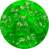 All City Candy Flavorful, Fresh & Soft 5 Pound Bulk Gummi Bear Candy Bags Individual Fruit Flavors World's Best Gummy Candy (Green Apple)