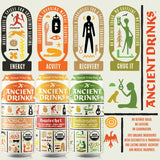 ANCIENT DRINKS Apple Cider Vinegar Electrolyte Drink with Probiotics - Organic Hydration Beverage Variety Pack (Posca, Switchel, Sekanjabin) - ACV