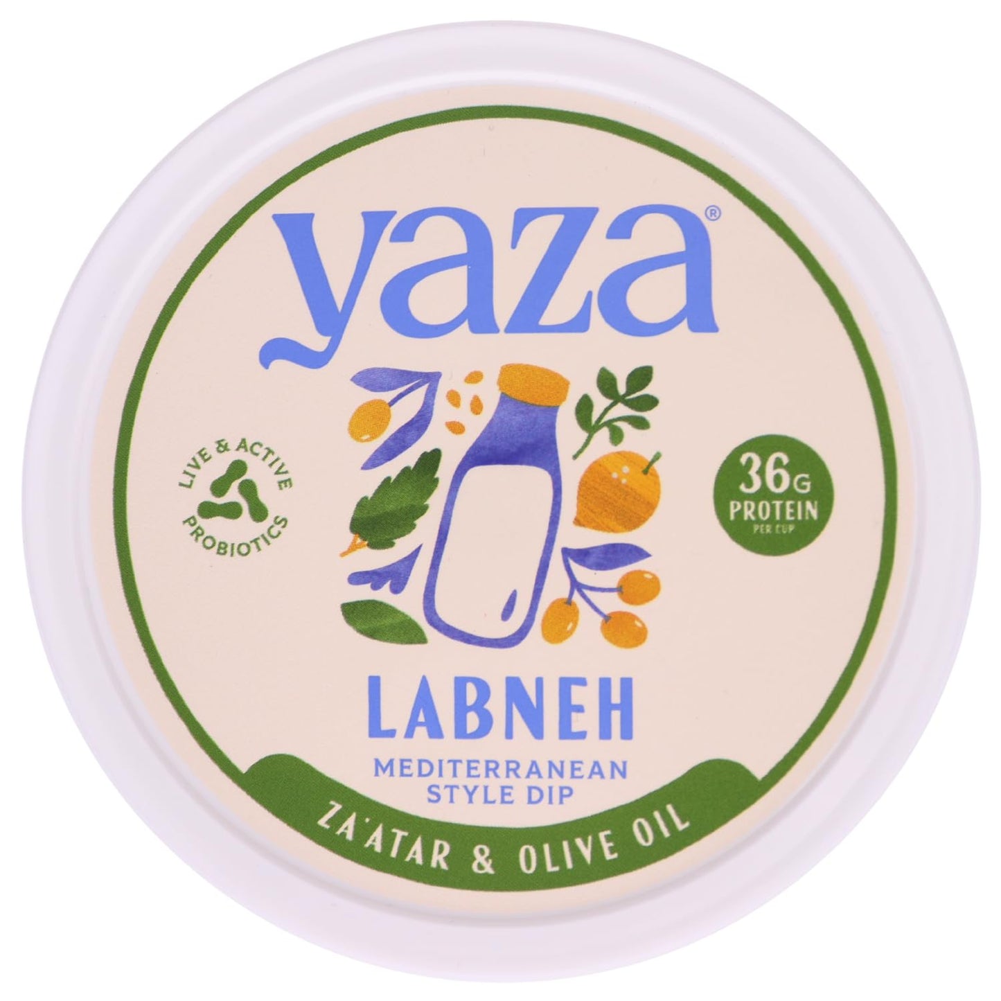 Yaza Za'atar & Olive Oil Labneh, 12 OZ