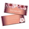 Rustic Wedding Favors for Guests Personalized Chocolate Bars (24 Pack) - Bridal Shower Favors for Guests, Wedding Candy