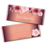 Rustic Wedding Favors for Guests Personalized Chocolate Bars (24 Pack) - Bridal Shower Favors for Guests, Wedding Candy