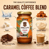 Creamy Coffee Caramel - Instant Coffee Cream, Dairy Free, Gluten Free, Zero Sodium - Ready to Use, 12 Servings - 11.8 fl oz