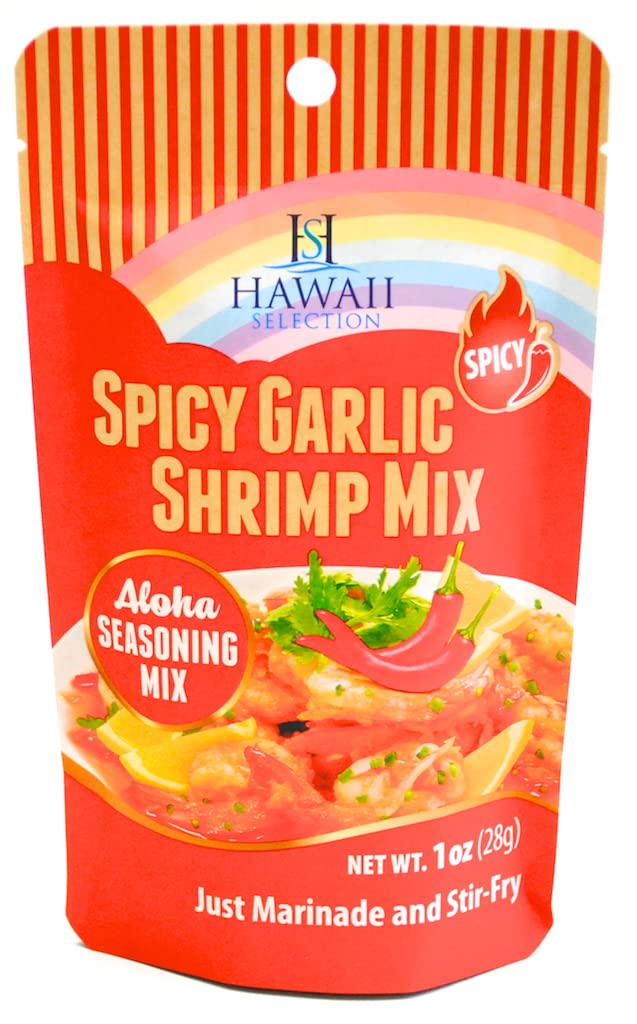 Hawaii Selection/ Spicy Garlic Shrimp Mix/ 1 oz (28g)