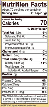 Bob's Red Mill Organic Flaxseed Meal, 32oz (Pack of 1) - Non GMO, Vegan, Paleo Friendly, Keto Friendly, Kosher