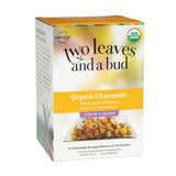 Two Leaves and a Bud Organic Chamomile Herbal Tea Bags, Naturally Caffeine Free, Whole Leaf Chamomile Tea in Pyramid Sachets, 15 Count (Pack of 1)