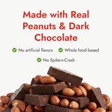Happy Wholesome Peanut Butter Chocolate Chip Protein Balls, 10 Count, 7.05oz Bag, 8g Protein per Serving, Individually Wrapped, Gluten Free Snack