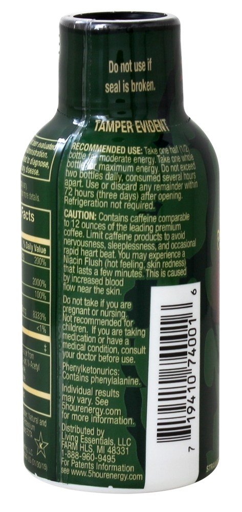 Living Essentials, 5hr Strawberry Watermln, 1 Count