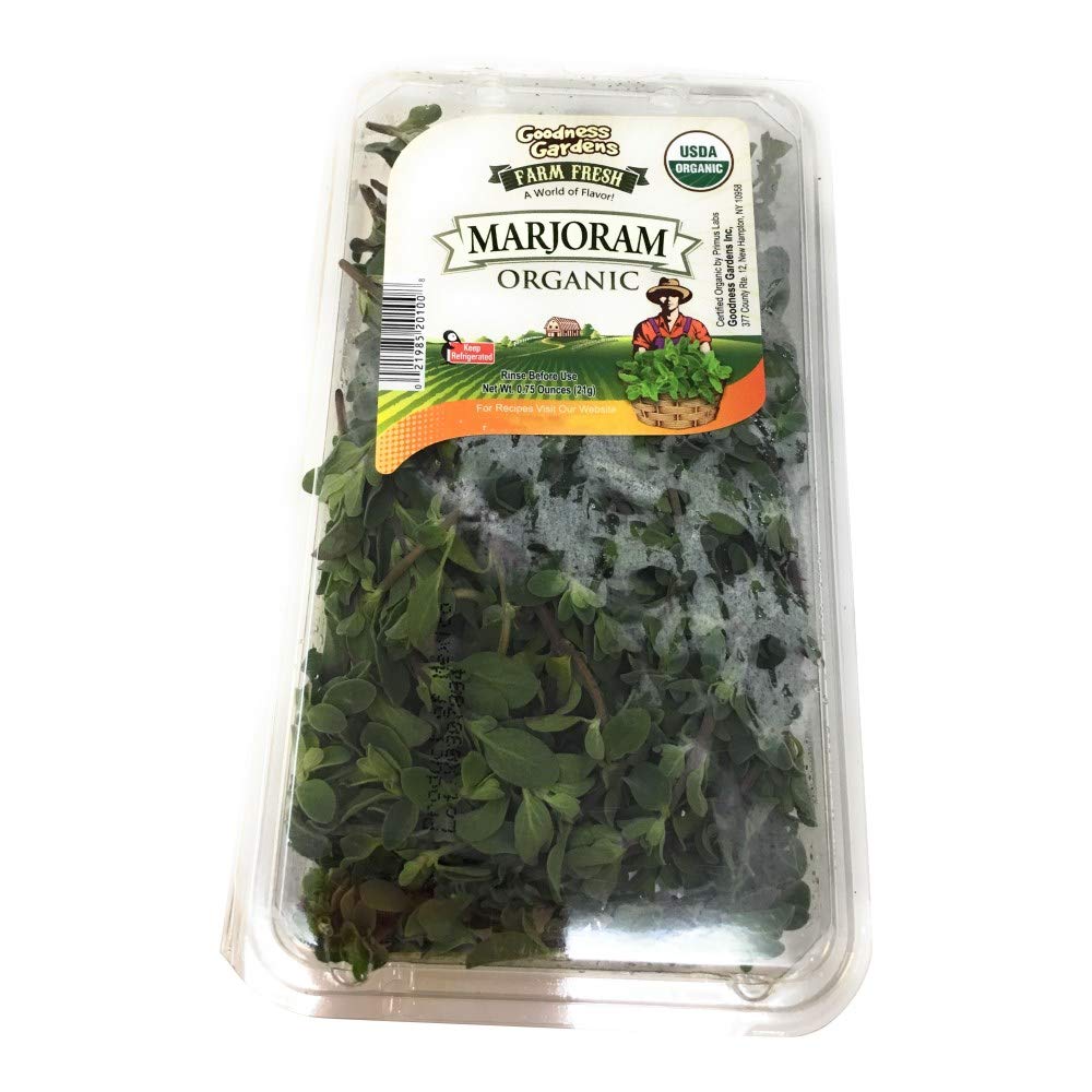 Goodness Garden Organic Marjoram, 0.75 OZ