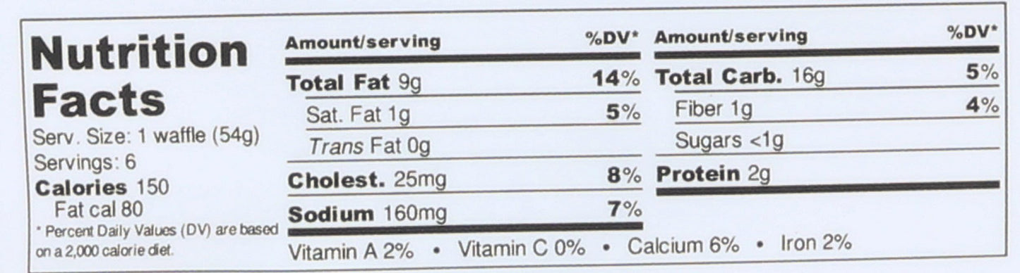LOPAUS POINT Wild Bluberry Waffle, 11.5 OZ