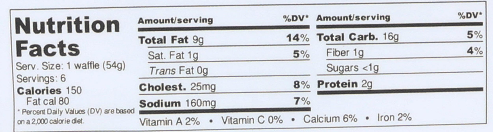 LOPAUS POINT Wild Bluberry Waffle, 11.5 OZ