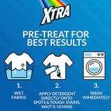XTRA LAUNDRY DETERGENT LIQUID CRYSTAL CLEAN JUG 56 FLUID OUNCE
