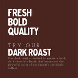 Processed Organic Premium Grade Arabica Whole Bean Dark Roast Coffee- Sustainably Sourced- Small Batch -Rich Well Balanced Flavor With Notes of Citrus