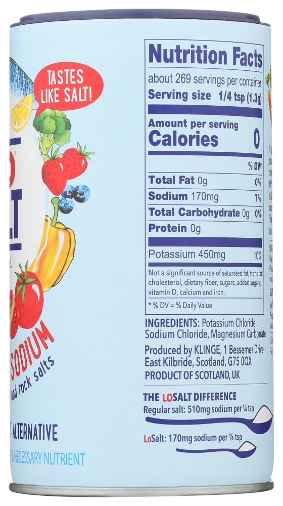 LOSALT SALT REGULAR, 12.35 OZ