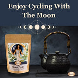 Birth Song Botanicals Organic Moon Cycle Menstrual Tea for Women, Herbal Period Cramp & PMS Relief, Hormone Balance, Bloat & Cycle Support Raspberry