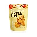 Premium Cinnamon Apple Bits 7 Oz Soft & Chewy All Natural 100% Real Dried Apple Fruit Slices Snack Tart & Sweet, Resealable Bag No Artificial Colors