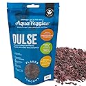 Aqua Veggies Organic Atlantic Dulse Flakes 4 Oz , Hand-Harvested, Sun-Dried Bay of Fundy, Excellent Source of Vitamins B6, B12, Iron, Iodine, Protein